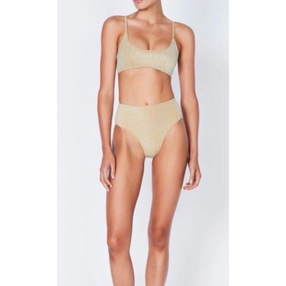 Triangl Gold Bikini Set